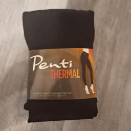 Penti Thermo-Leggings Damen ohne Fuß – blickdicht, Fleece-Innenseite, Anthrazit 3