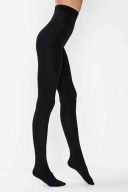 Penti Thermo-Strumpfhose Damen – blickdicht mit Fleece-Innenseite, Schwarz 1