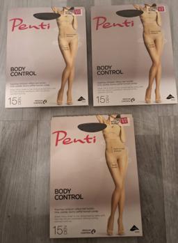 Penti Body Control Strumpfhose 15 DEN – 3er-Set (3 Stück), Schwarz 3
