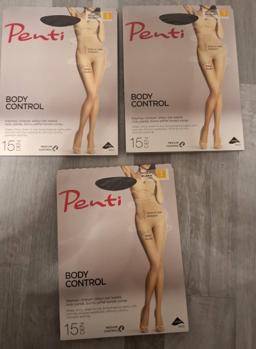 Penti Body Control Strumpfhose 15 DEN – 3er-Set (3 Stück), Schwarz 4