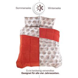 ست لحاف HELDENA پارچه Wellsoft سایز 155 × 220 cm – نارنجی، به همراه روبالشی 4