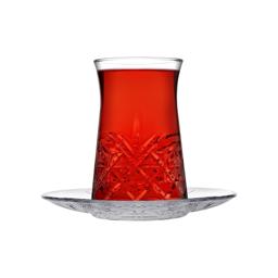 HELDENA Türkische Teegläser 160 ml – 12er Set mit Facettendesign 1