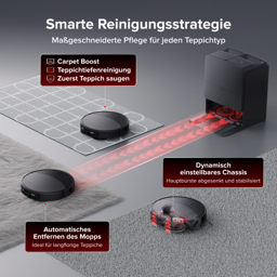 Roborock Saros 20 Saug- und Wischroboter mit RockDock – 36.000 Pa – Saros 20 Set 9