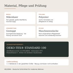 HELDENA Bettdecke Weiß – Mikrofaser Ganzjahresdecke, 135×200 bis 220×240 cm 6