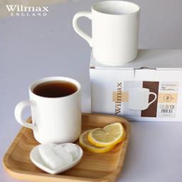 Wilmax Becher 320 ml 4er-Set Weiß Porzellan 8