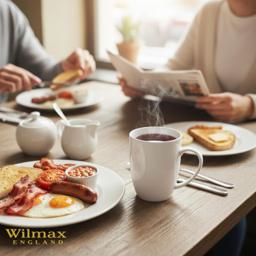 Wilmax Tasse 460 ml 4er-Set Weiß Porzellan 2
