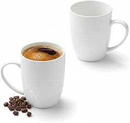 Wilmax Tasse 460 ml 2er-Set Weiß Porzellan 1