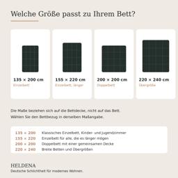 HELDENA Bettdecke Weiß – Mikrofaser Ganzjahresdecke, 135×200 bis 220×240 cm 5