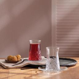 HELDENA Türkische Teegläser 160 ml – 12er Set mit Facettendesign 5