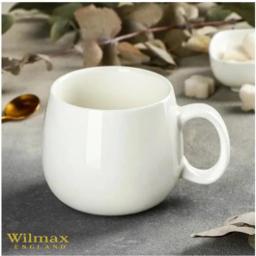Wilmax Tasse 400 ml 4er-Set Weiß Porzellan 7