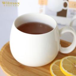 Wilmax Tasse 400 ml 2er-Set Weiß Porzellan 7