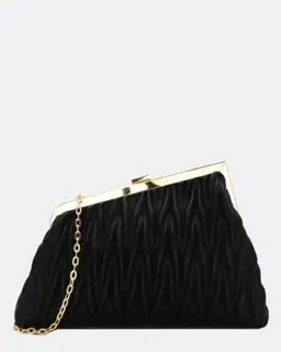 کیف دستی – Pochette biface matelasse Noir 1