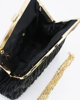 کیف دستی – Pochette biface matelasse Noir 3