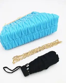 کیف دستی – pochette biface matelasse bleu 4