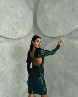 فستان كوكتيل قصير - فستان سهرة - Şahnaz 3
