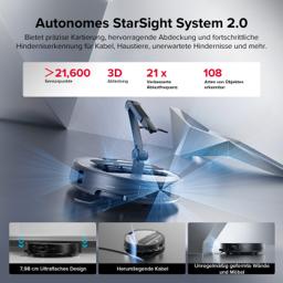 HELDENA Roborock Saros Z70 Saug- & Wischroboter mit OmniGrip-Arm 3