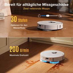 HELDENA Roborock Qrevo S Pro Set Saug- & Wischroboter – 18.500 Pa | All-in-One-Dock 3