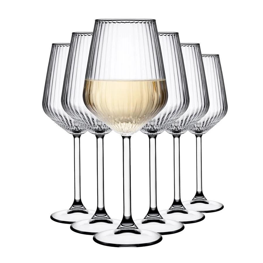 HELDENA Focus Weingläser 350 ml – 6er Set aus Glas
