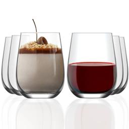 HELDENA Wein- & Sektgläser Set 12-tlg. – 6 × 590 ml + 6 × 220 ml, Klarglas 2