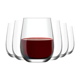 HELDENA Wein- & Sektgläser Set 12-tlg. – 6 × 590 ml + 6 × 220 ml, Klarglas 3