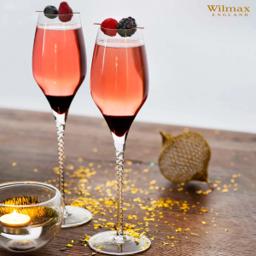 جام شامپاین Wilmax Crystalline 300 میلیلیتر – ست 2 عددی، شیشه شفاف 2