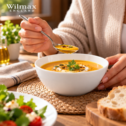 Wilmax Schale Ø 14 cm 600 ml – 6er-Set, Weiß Porzellan 3