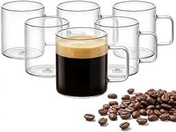 Wilmax Glasbecher 320 ml – 6er-Set, Borosilikatglas 1