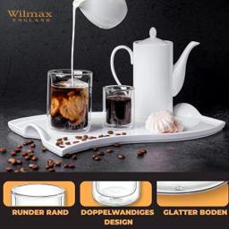 Wilmax Doppelwandiges Glas 200 ml – 6er-Set, Thermoglas 2