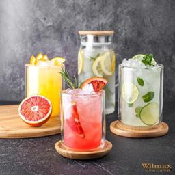 Wilmax Doppelwandiges Glas 200 ml – 6er-Set, Thermoglas 5