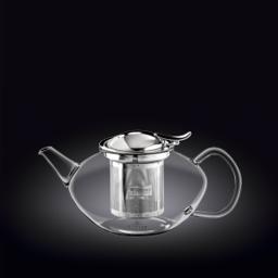 Wilmax Glas-Teekanne 650 ml mit Edelstahlfilter – Thermoglas 1