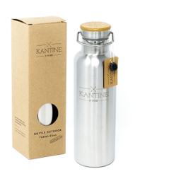 فلاسک مسافرتی HELDENA مدل Outdoor با ظرفیت 750 ml – استیل ضدزنگ با درب بامبو 1